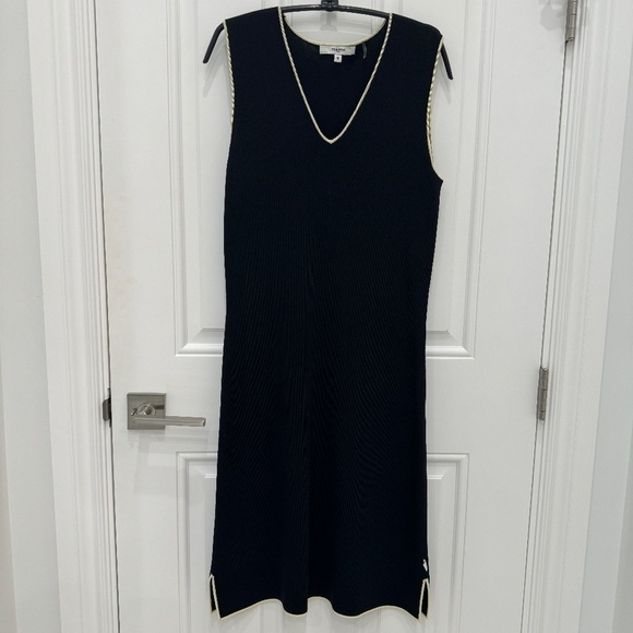 Black 2 piece VERTIGO Dress from PARIS. Very good condition. Size M - Picture 12 of 13